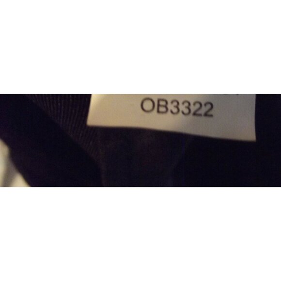 oobe Pants Womens Plus Size 18 x 29" Black Flat Front straight leg Uniform Work - Picture 9 of 9